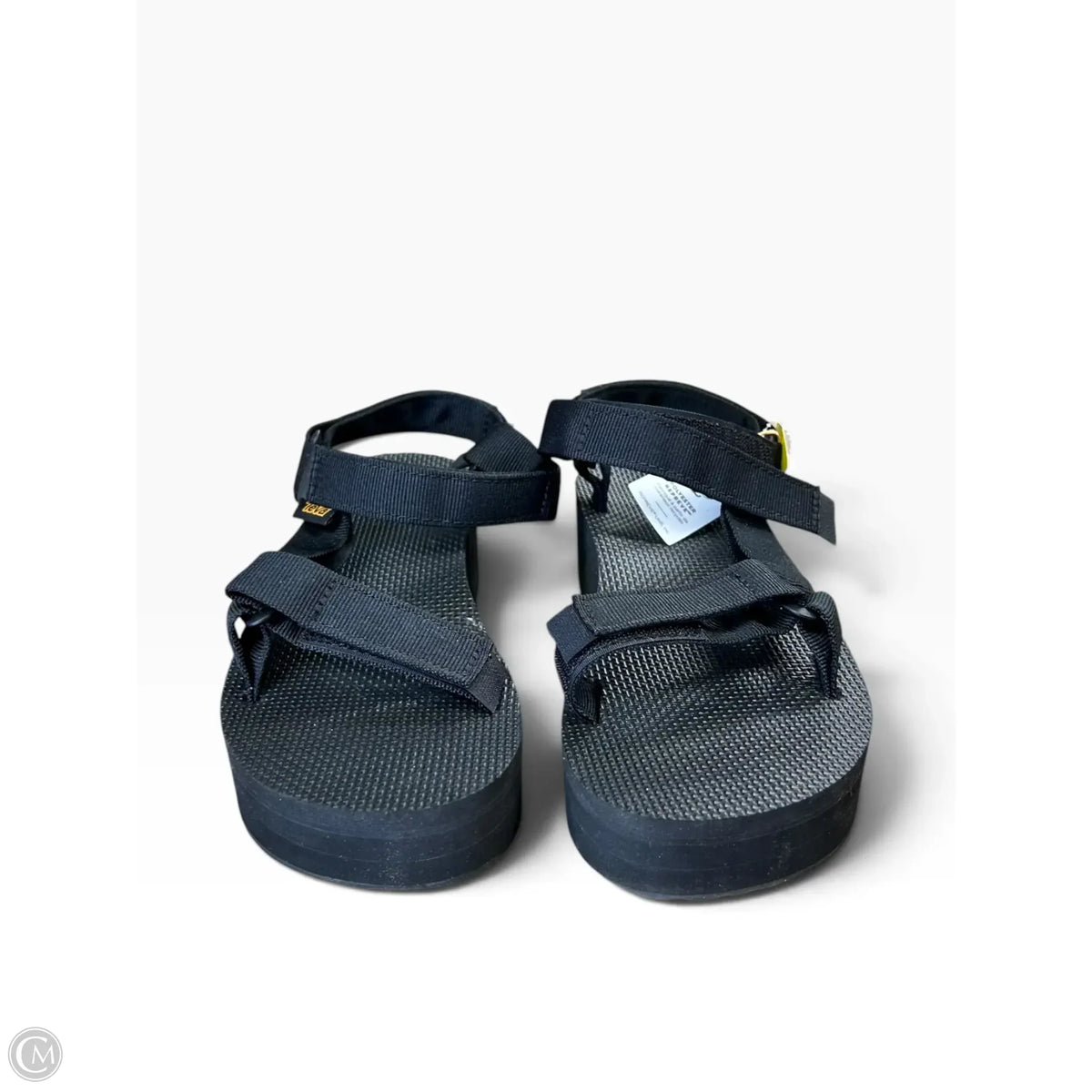 Sandals Heels Platform By Teva In Black, Size: 7