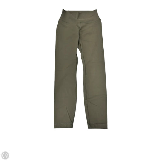 Athletic Leggings By Lululemon In Green, Size: 2