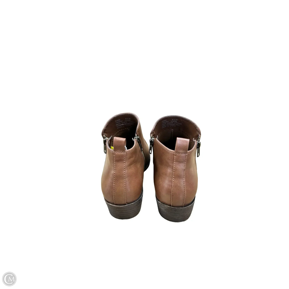 Boots Ankle Flats By Cme In Brown, Size: 8.5