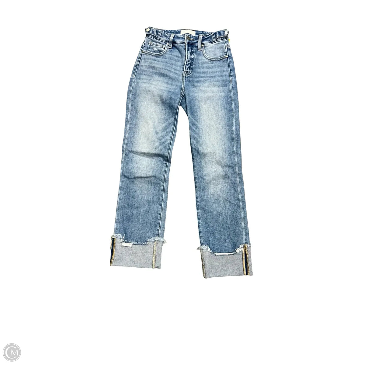 Jeans Straight By Risen In Blue Denim, Size: 0