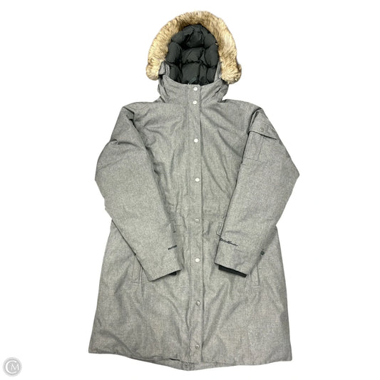 Coat Parka By Eddie Bauer In Grey, Size: 1x