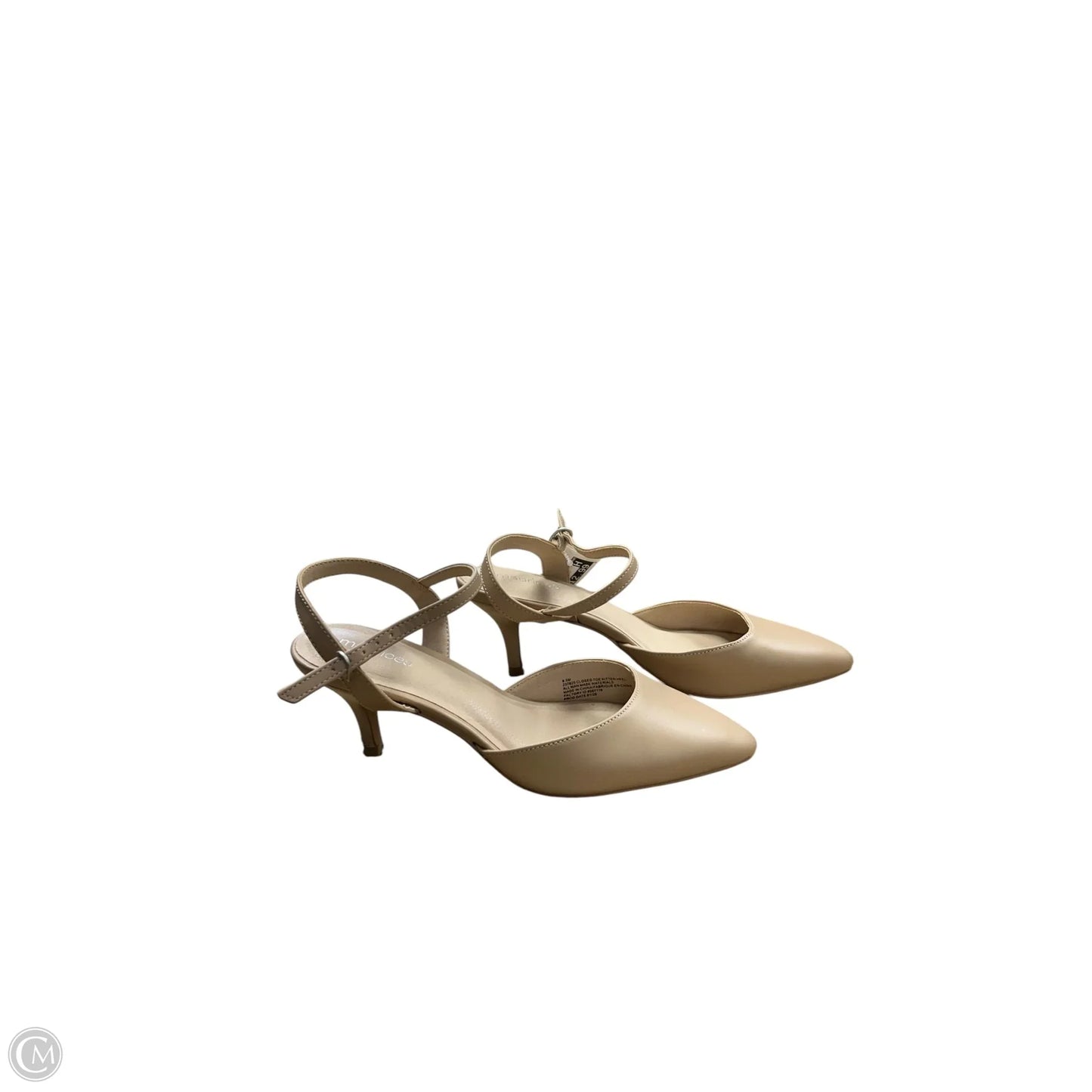 Shoes Heels Kitten By Maurices In Beige, Size: 8.5