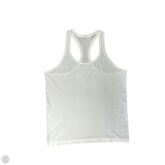 Athletic Tank Top By Lululemon In White, Size: 14