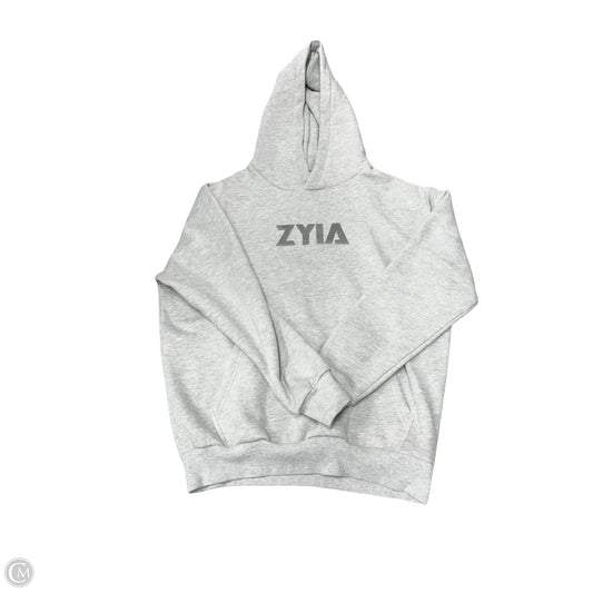 Sweatshirt Hoodie By Zyia In Grey, Size: M