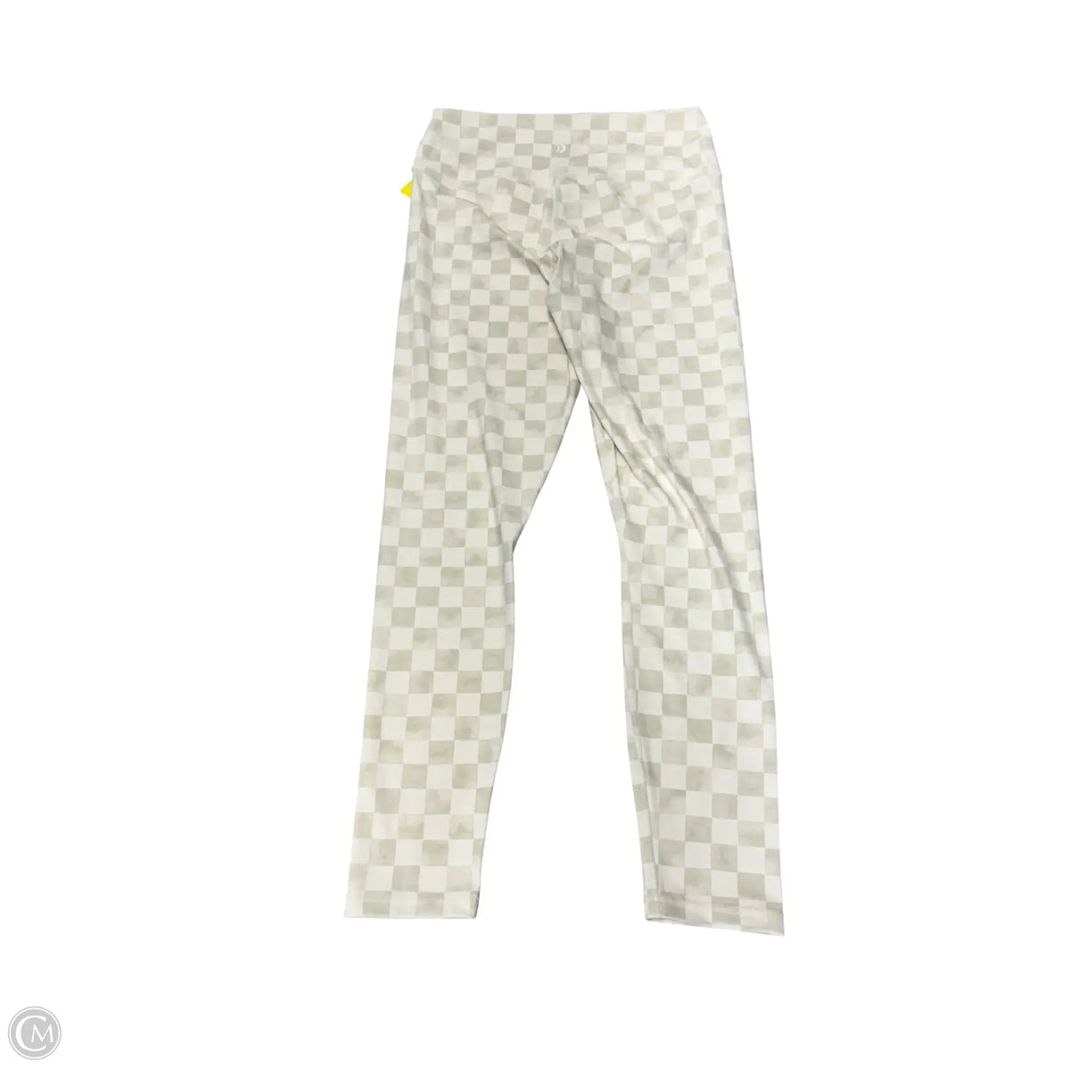 Athletic Leggings By Z Supply In Checkered Pattern, Size: L