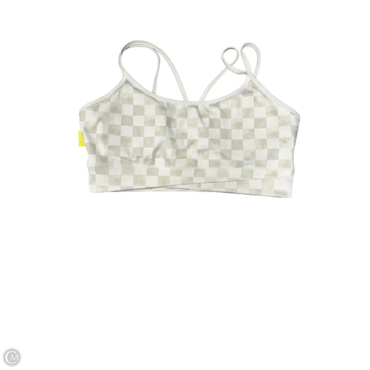 Athletic Bra By Z Supply In Checkered Pattern, Size: Xl