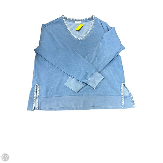 Top Long Sleeve By Z Supply In Blue, Size: M