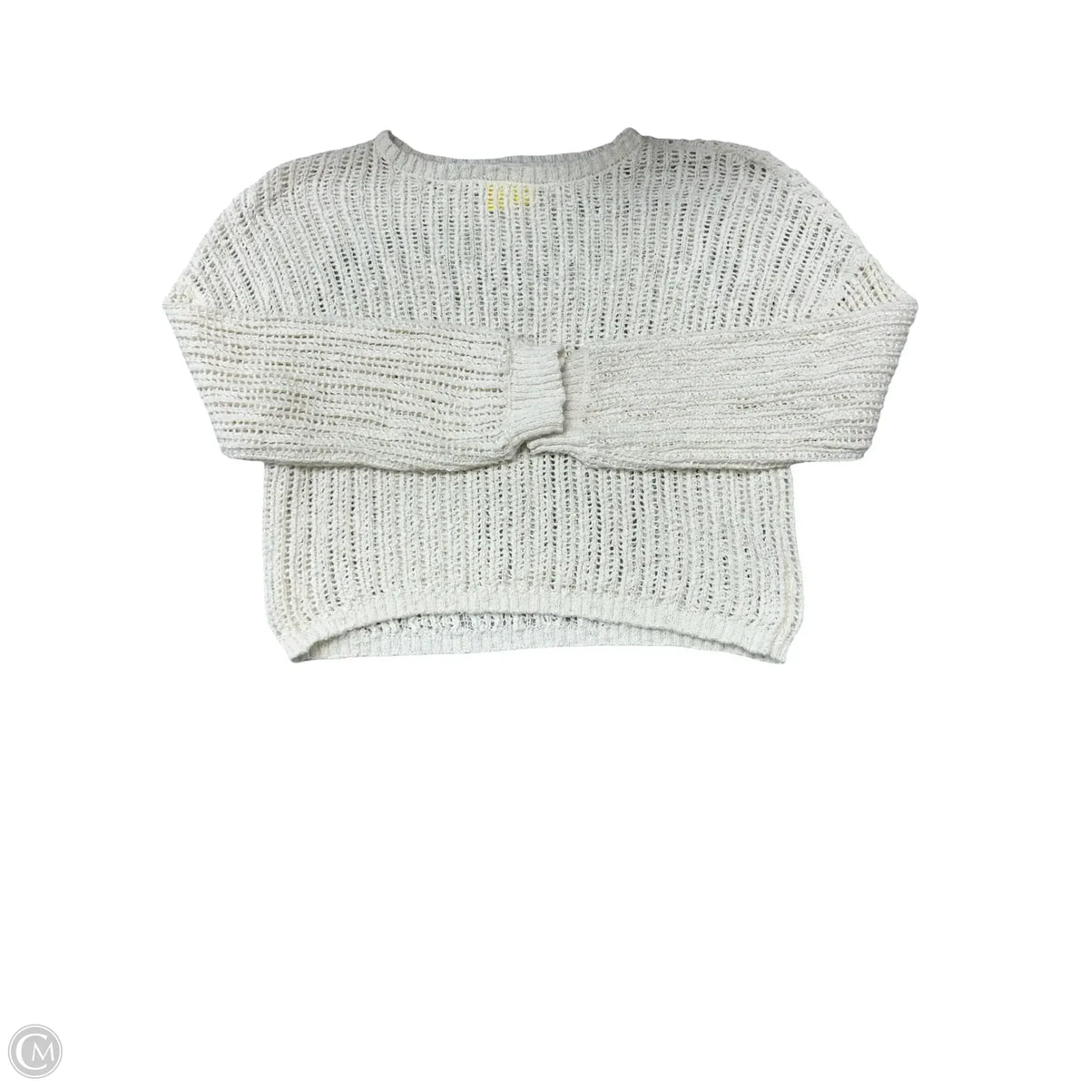 Sweater By Blu Pepper In Cream, Size: L