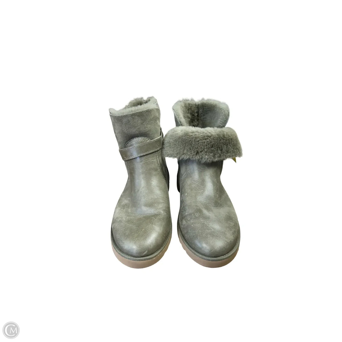 Boots Designer By Ugg In Green, Size: 8