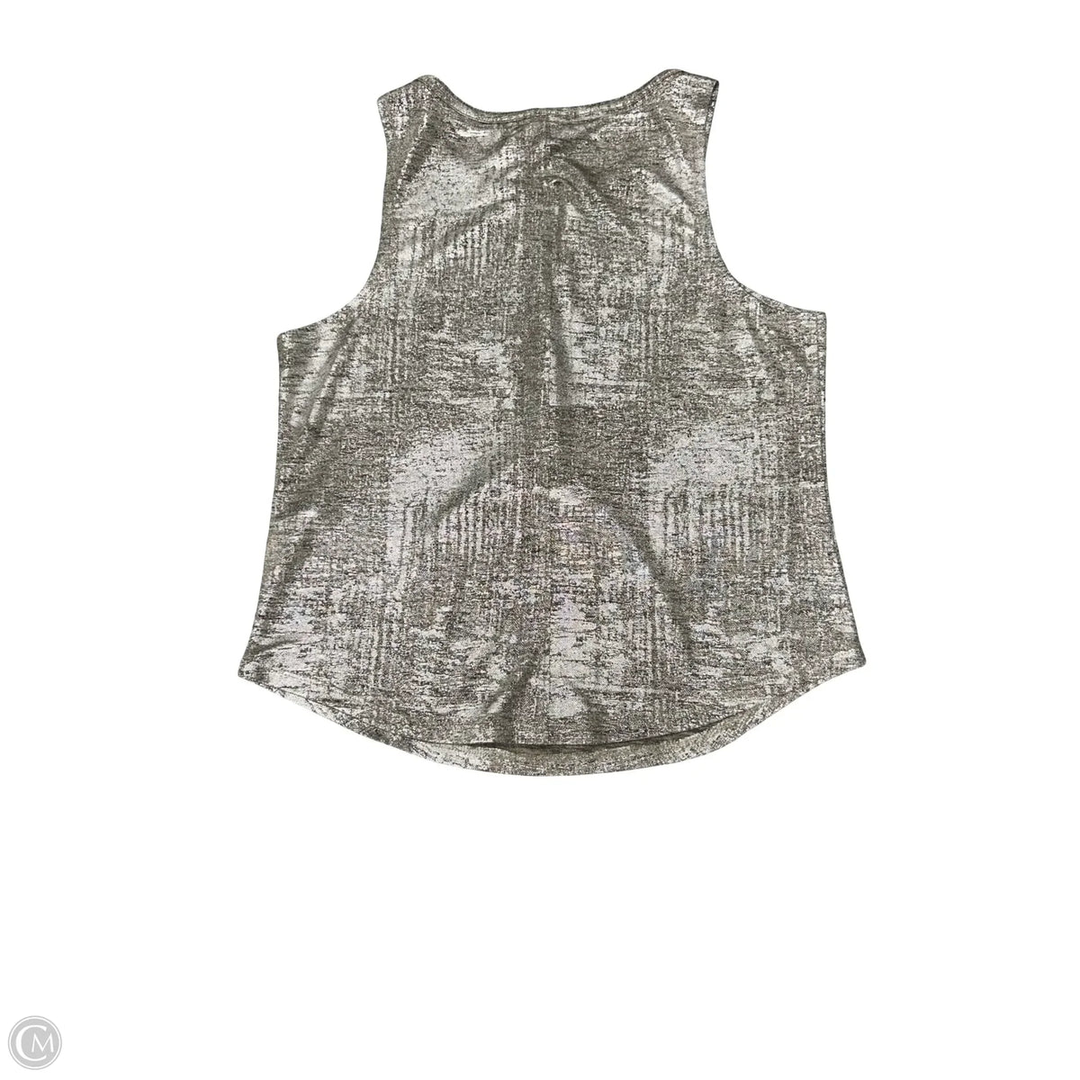 Top Sleeveless By Pilcro In Silver, Size: L