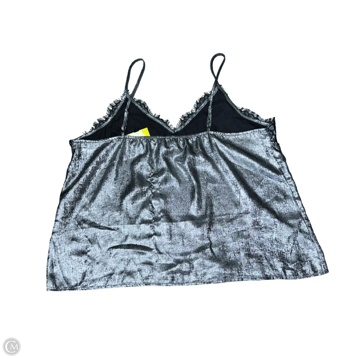 Top Sleeveless By Evereve In Silver, Size: Xl