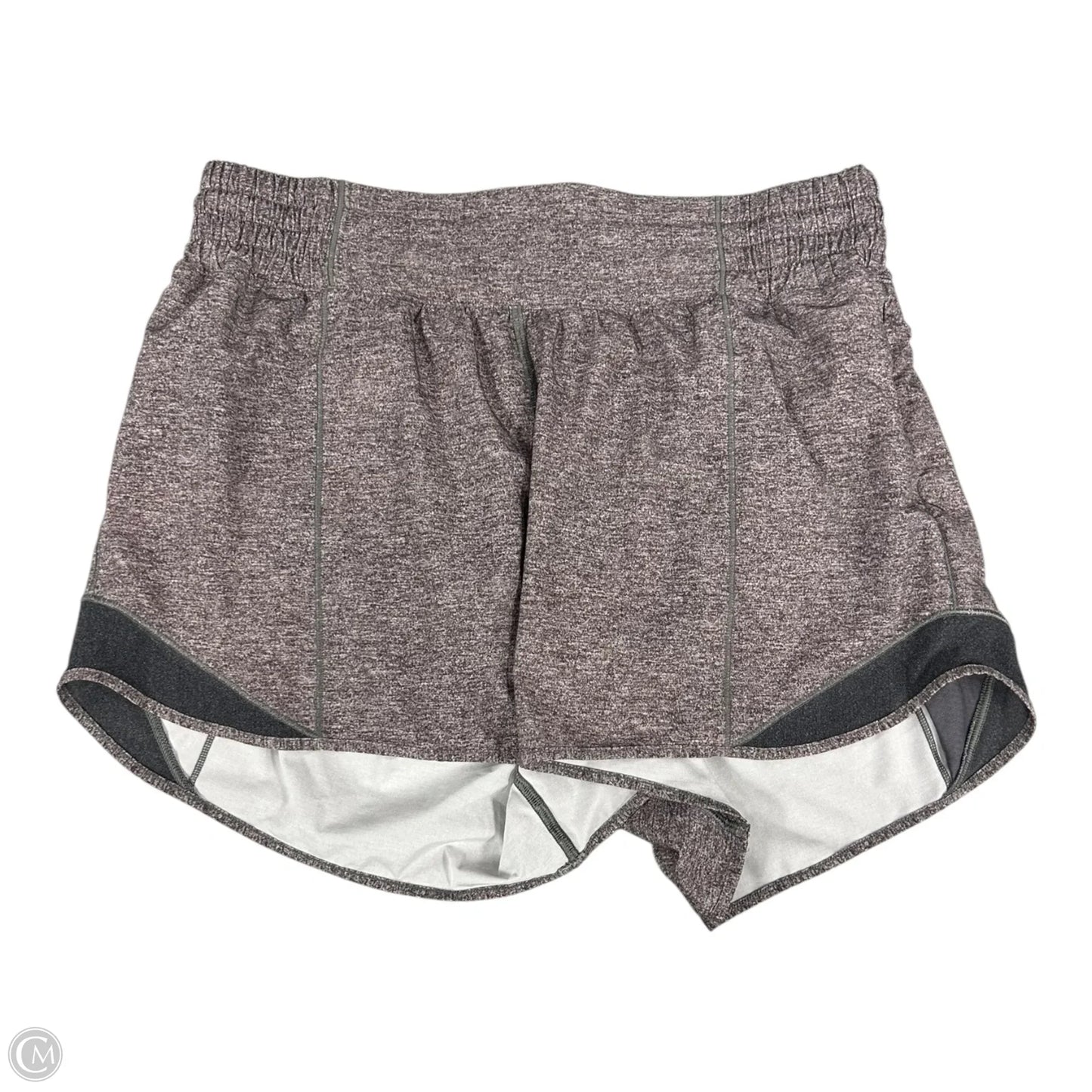 Athletic Shorts By Lululemon In Grey, Size: 8