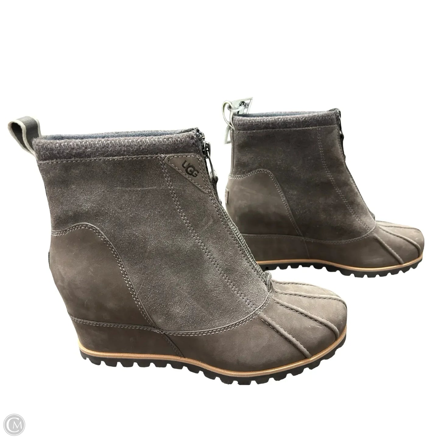 Boots Designer By Ugg In Brown, Size: 9