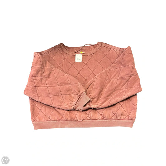 Sweatshirt Crewneck By We The Free In Pink, Size: Xl
