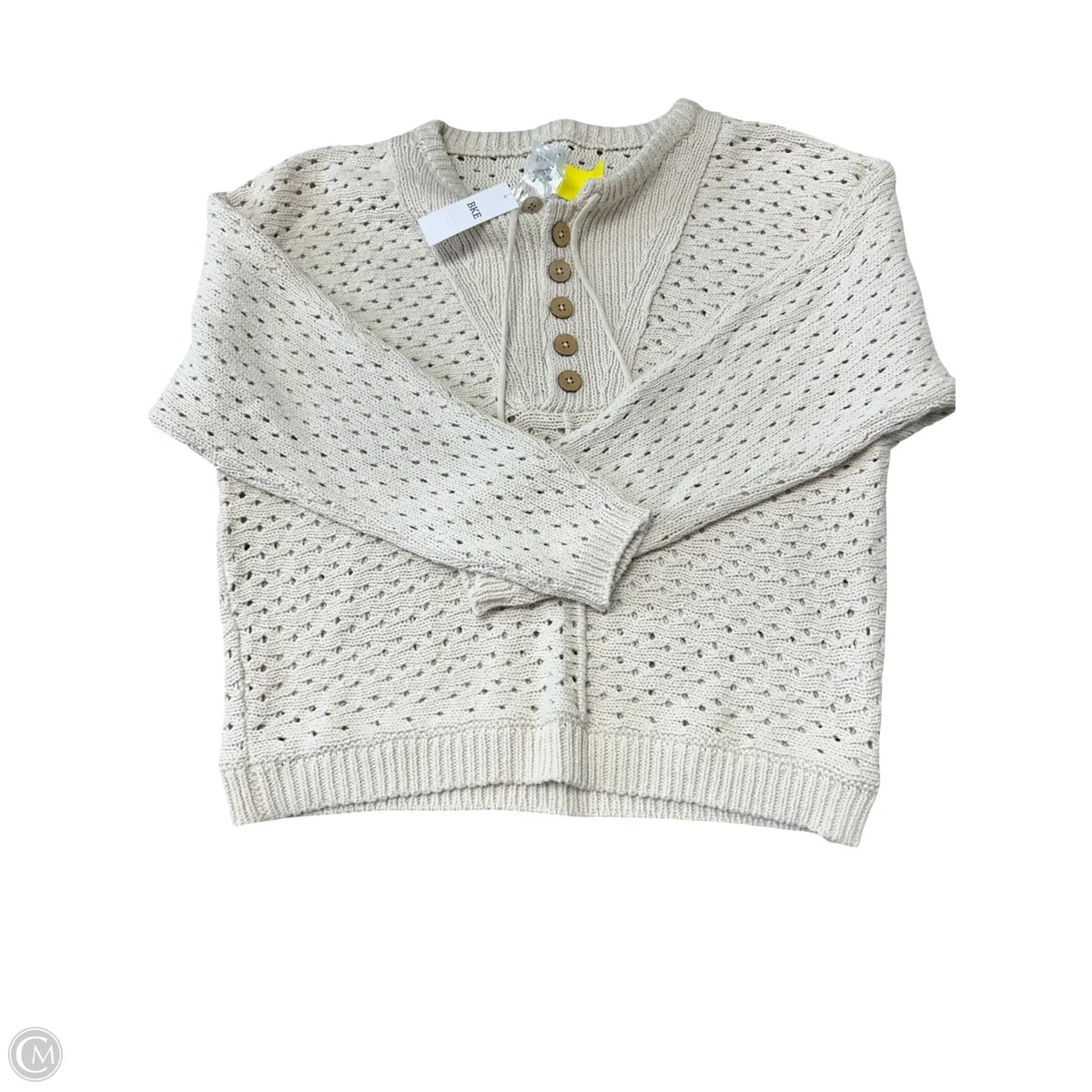 Sweater By Bke In Cream, Size: L