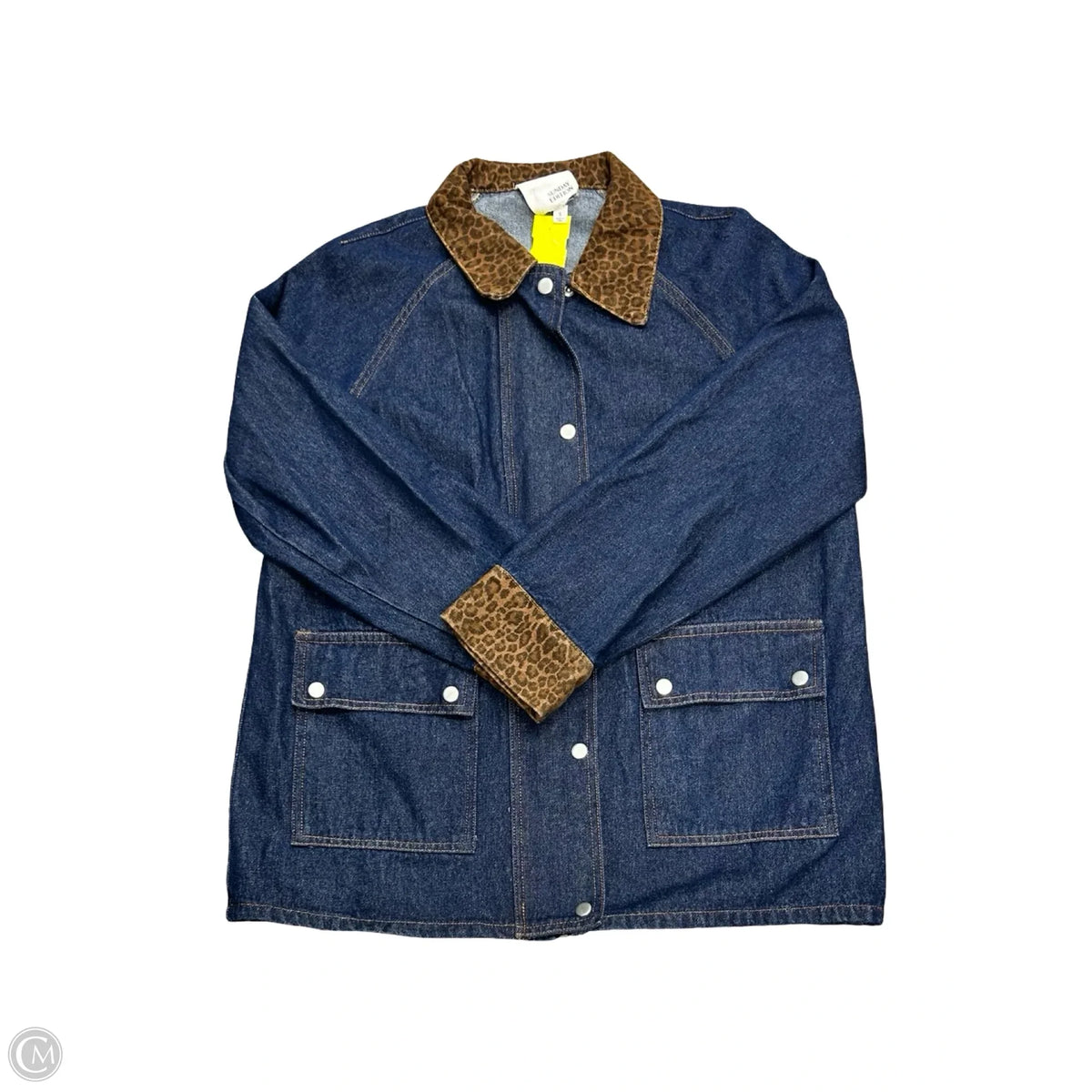 Jacket Denim By Cmc In Blue Denim, Size: S