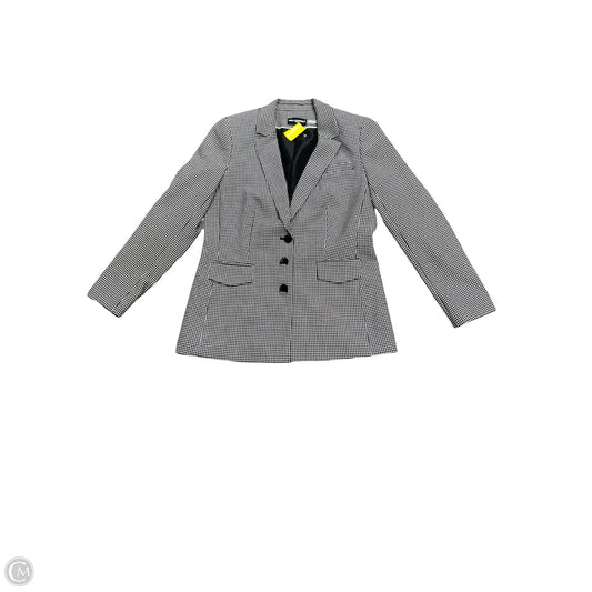 Blazer Designer By Karl Lagerfeld In Black & White, Size: 10