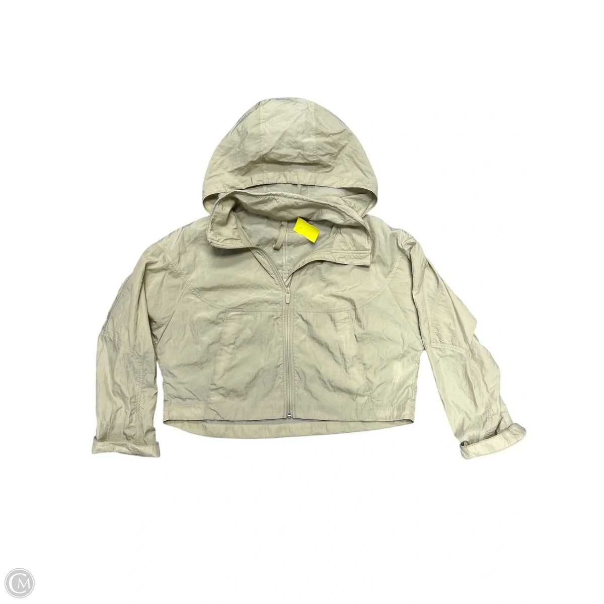 Jacket Windbreaker By Lululemon In Tan, Size: S