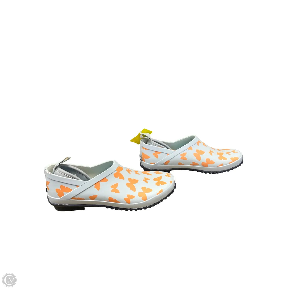 Shoes Flats By Jbu By Jambu In Grey & Orange, Size: 9