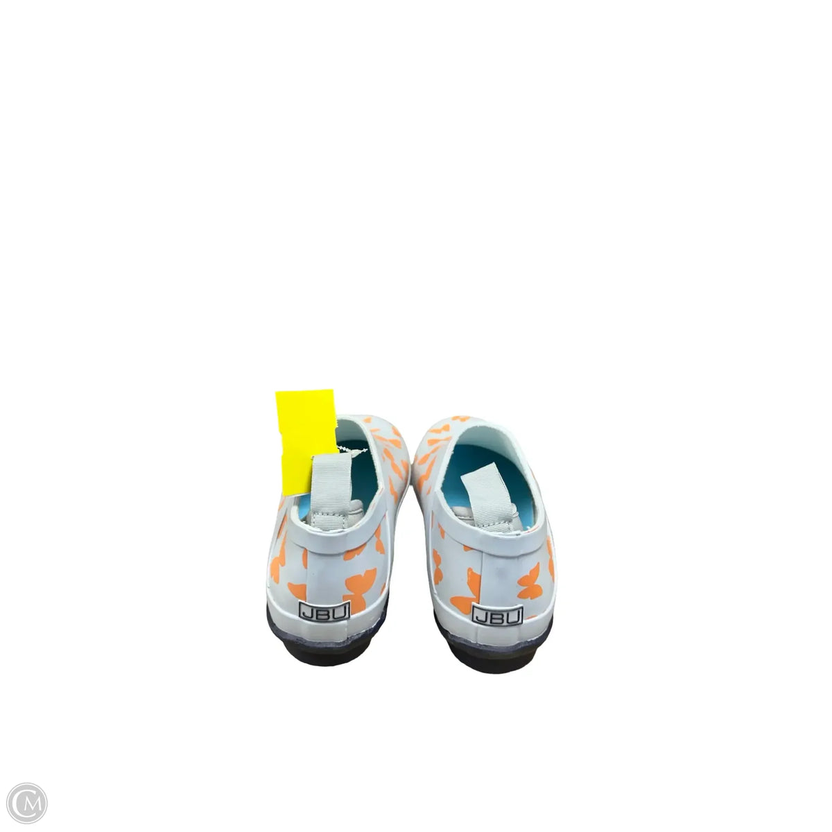 Shoes Flats By Jbu By Jambu In Grey & Orange, Size: 9