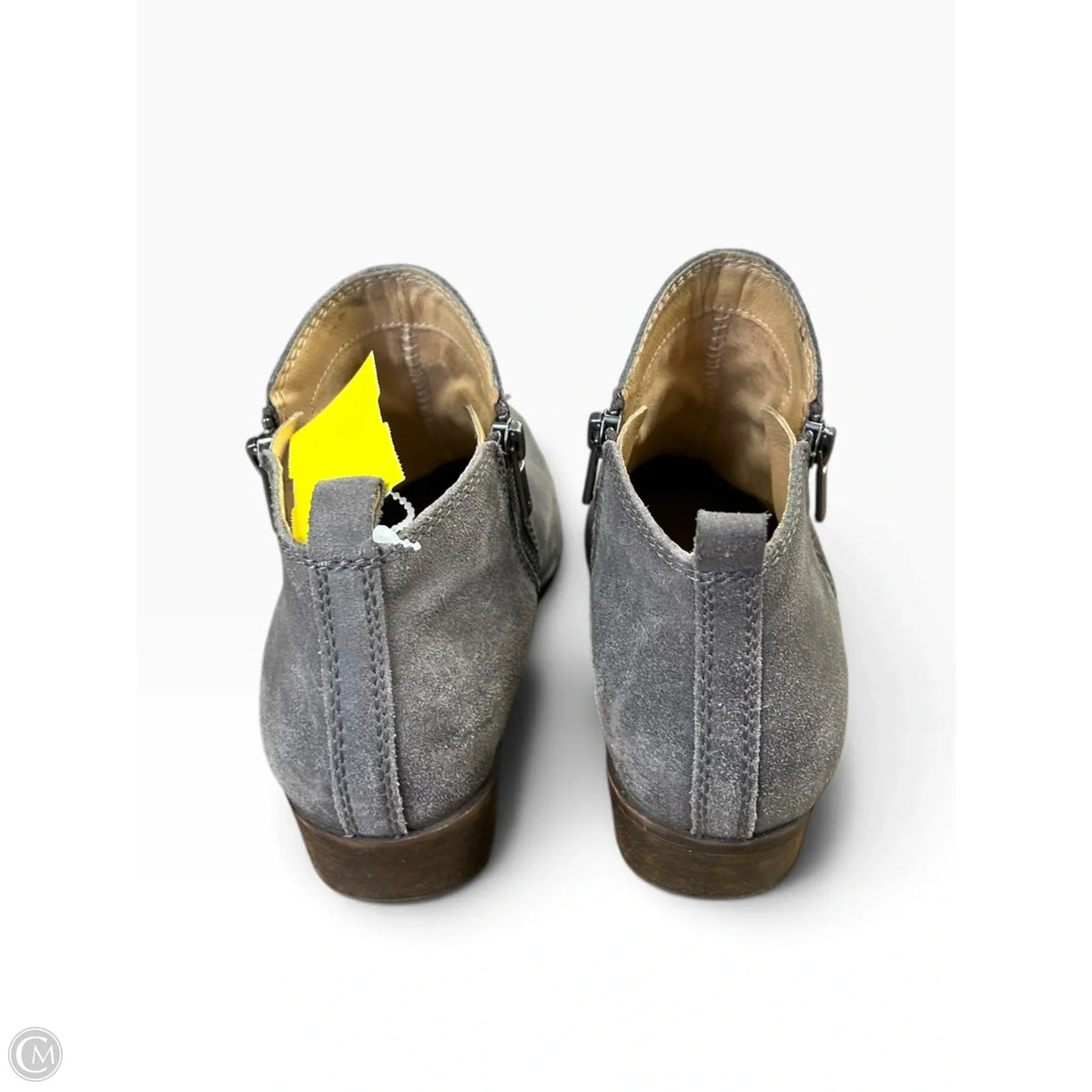 Boots Ankle Flats By Lucky Brand In Grey, Size: 9