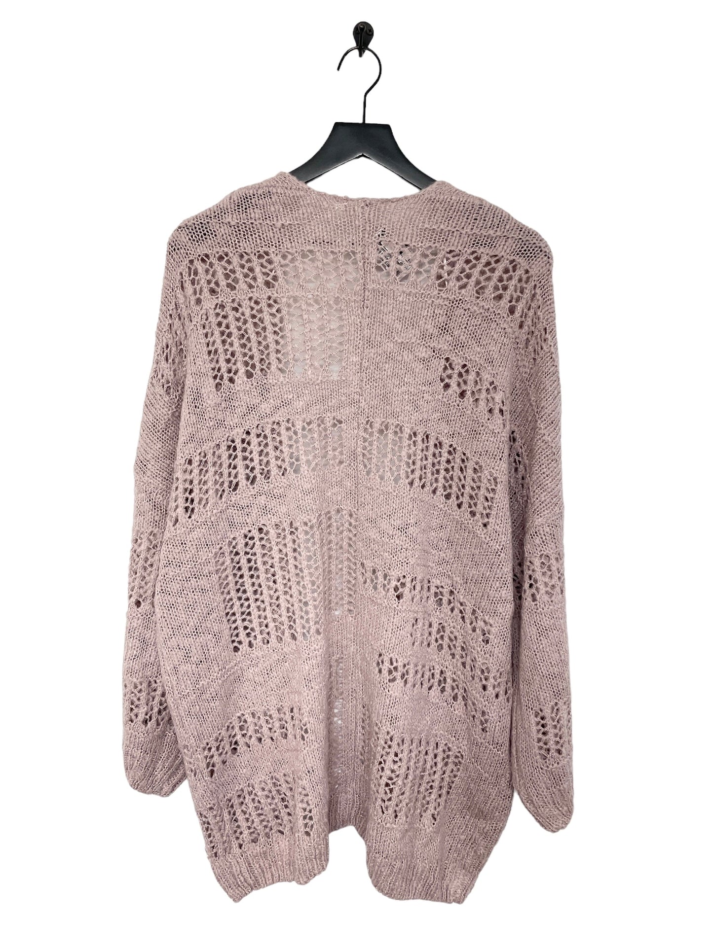 Dusty Pink Sweater Cardigan Clothes Mentor, Size S