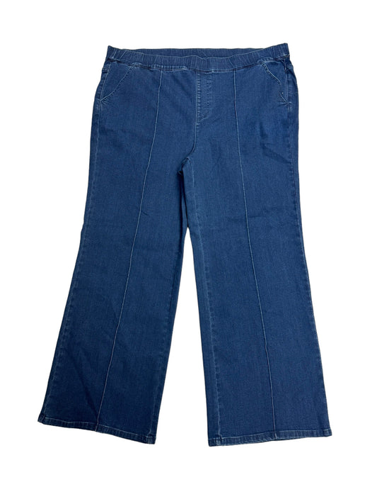 Jeans Wide Leg By Isaac Mizrahi Live Qvc  Size: 22