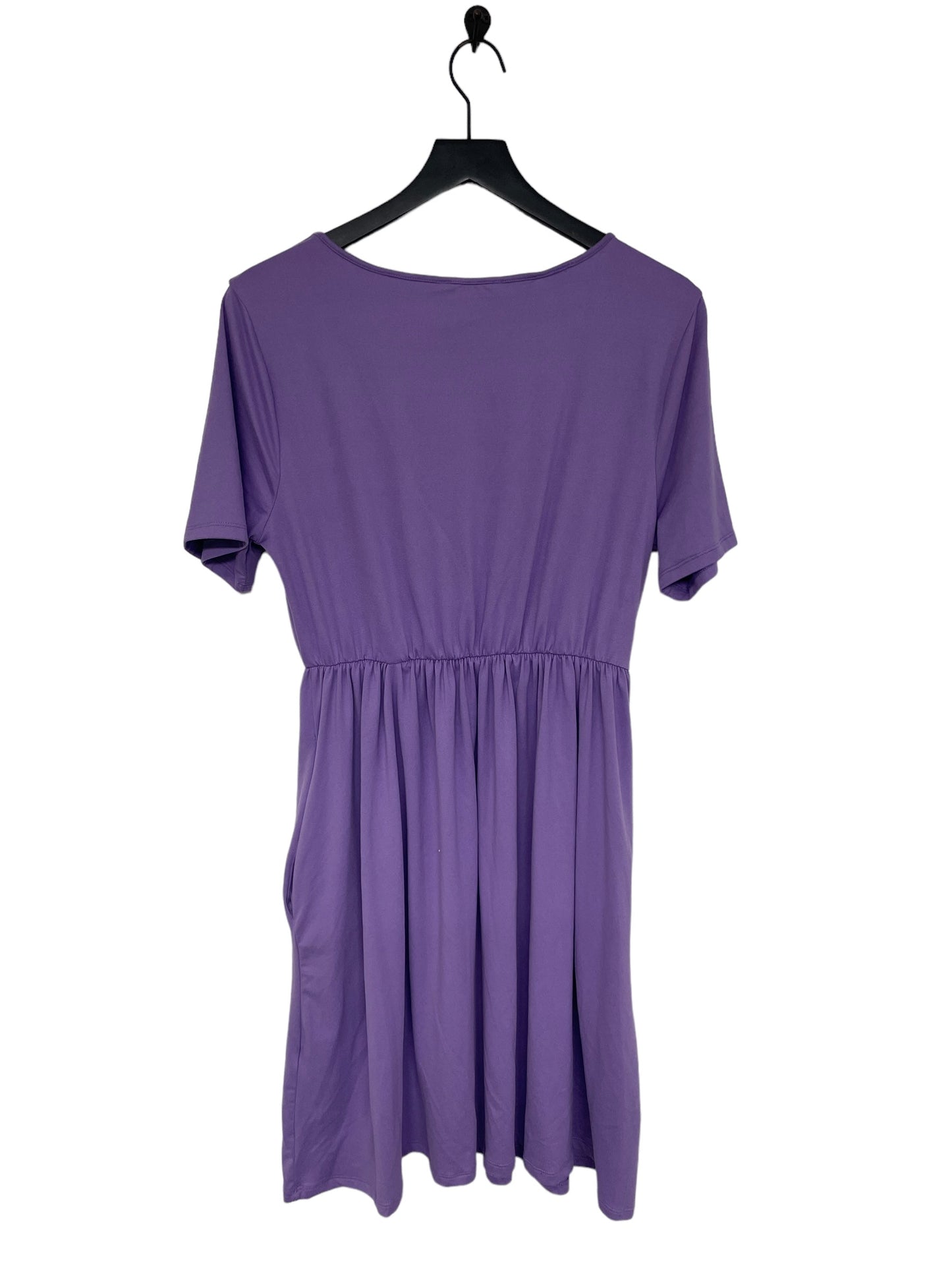 Purple Dress Casual Short Zenana Outfitters, Size Xl
