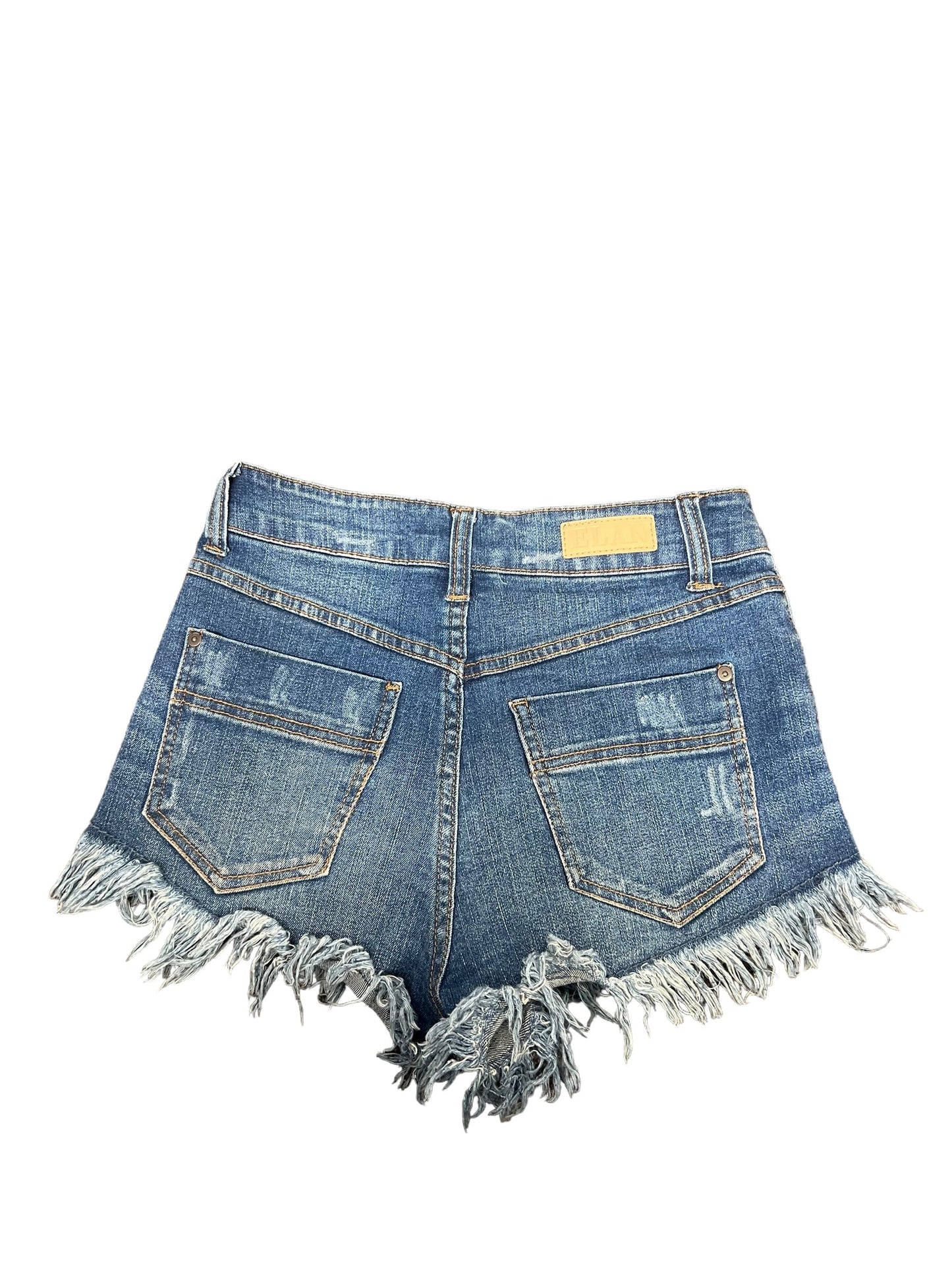 Blue Denim Shorts Elan, Size S