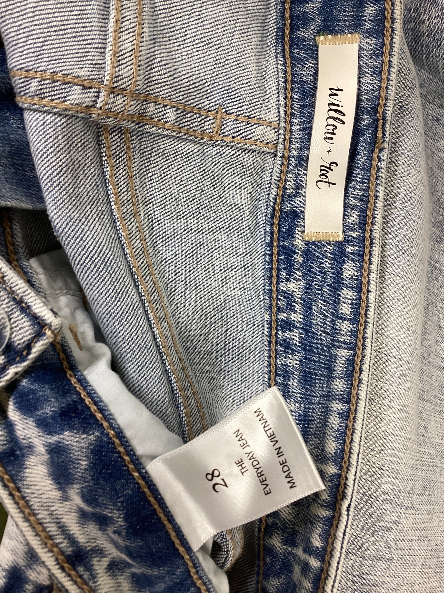 Blue Denim Jeans Straight Cmc, Size 8