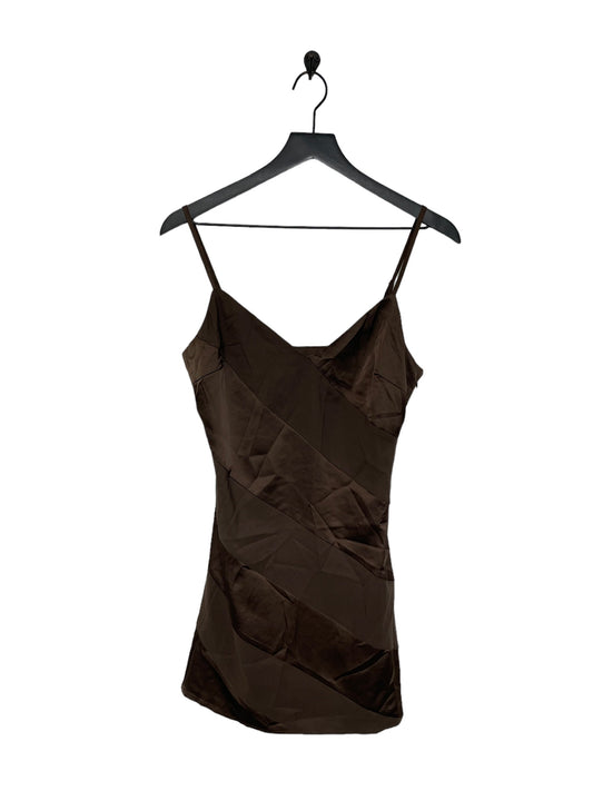 Brown Dress Casual Short Le Lis, Size M