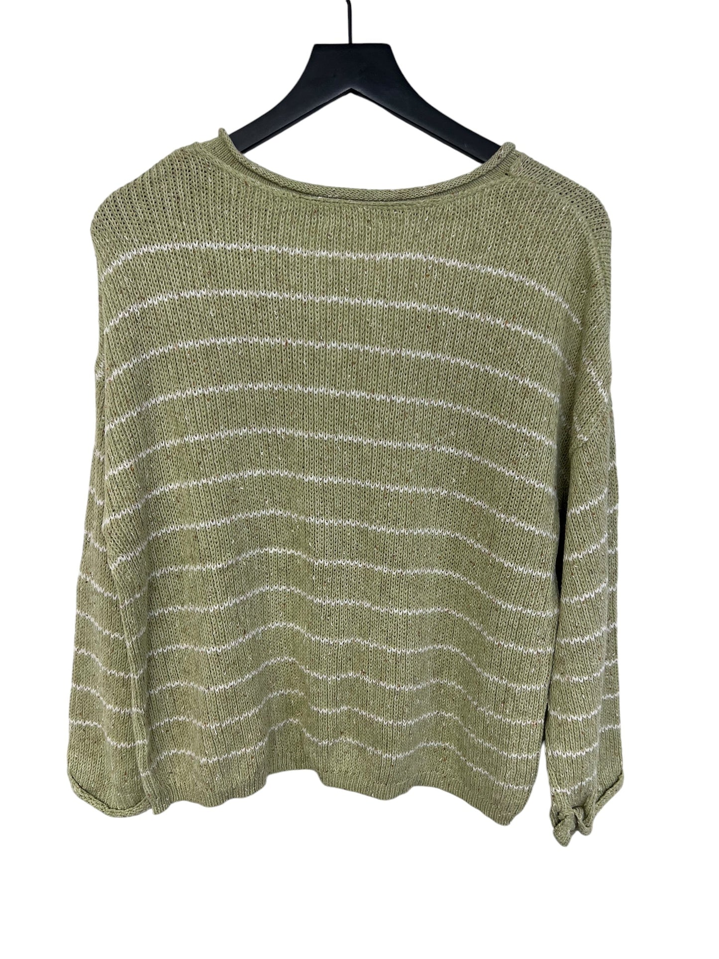 Sweater By Blu Pepper In Green, Size: L