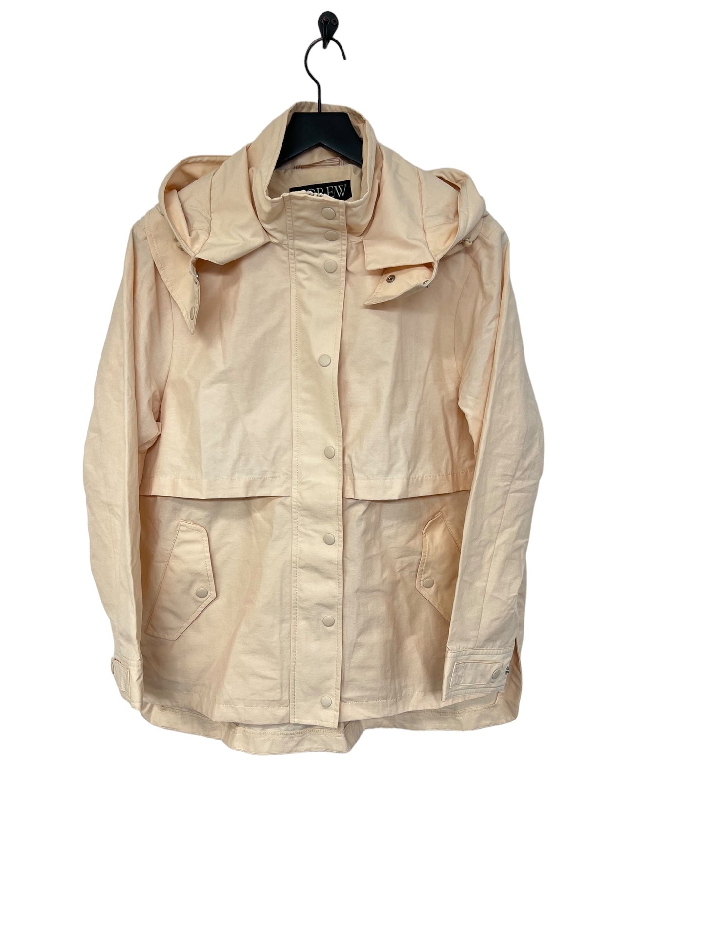 Cream Jacket Windbreaker J. Crew, Size S