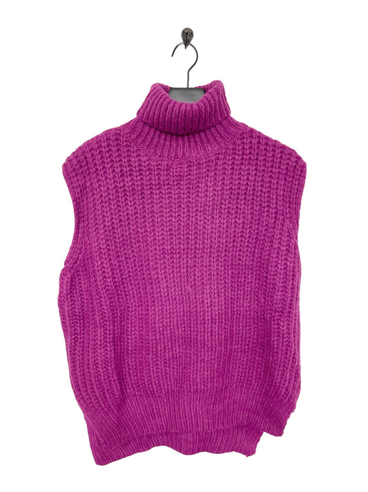 Purple Vest Sweater She + Sky, Size L