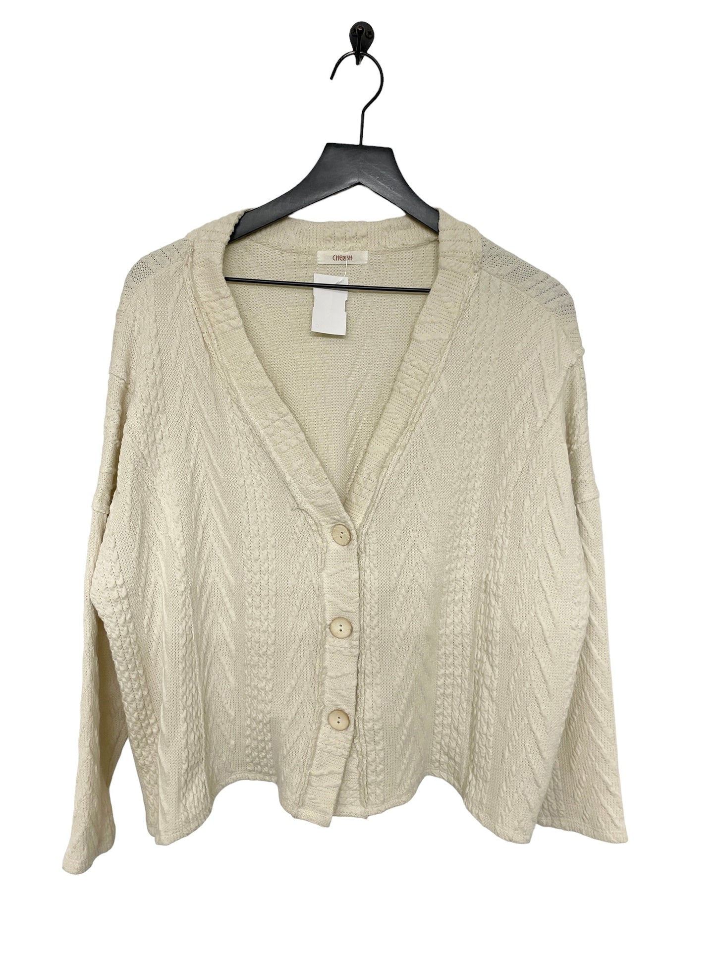 Cream Cardigan Cherish, Size L