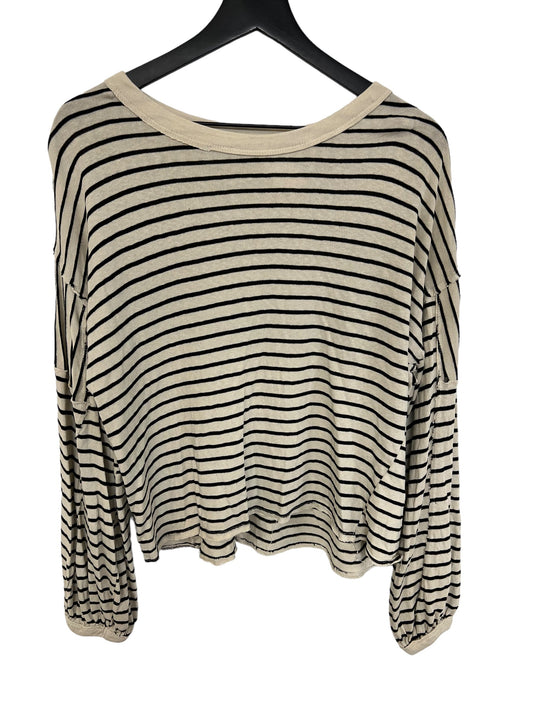 Top Long Sleeve By By Together In Striped Pattern, Size: S