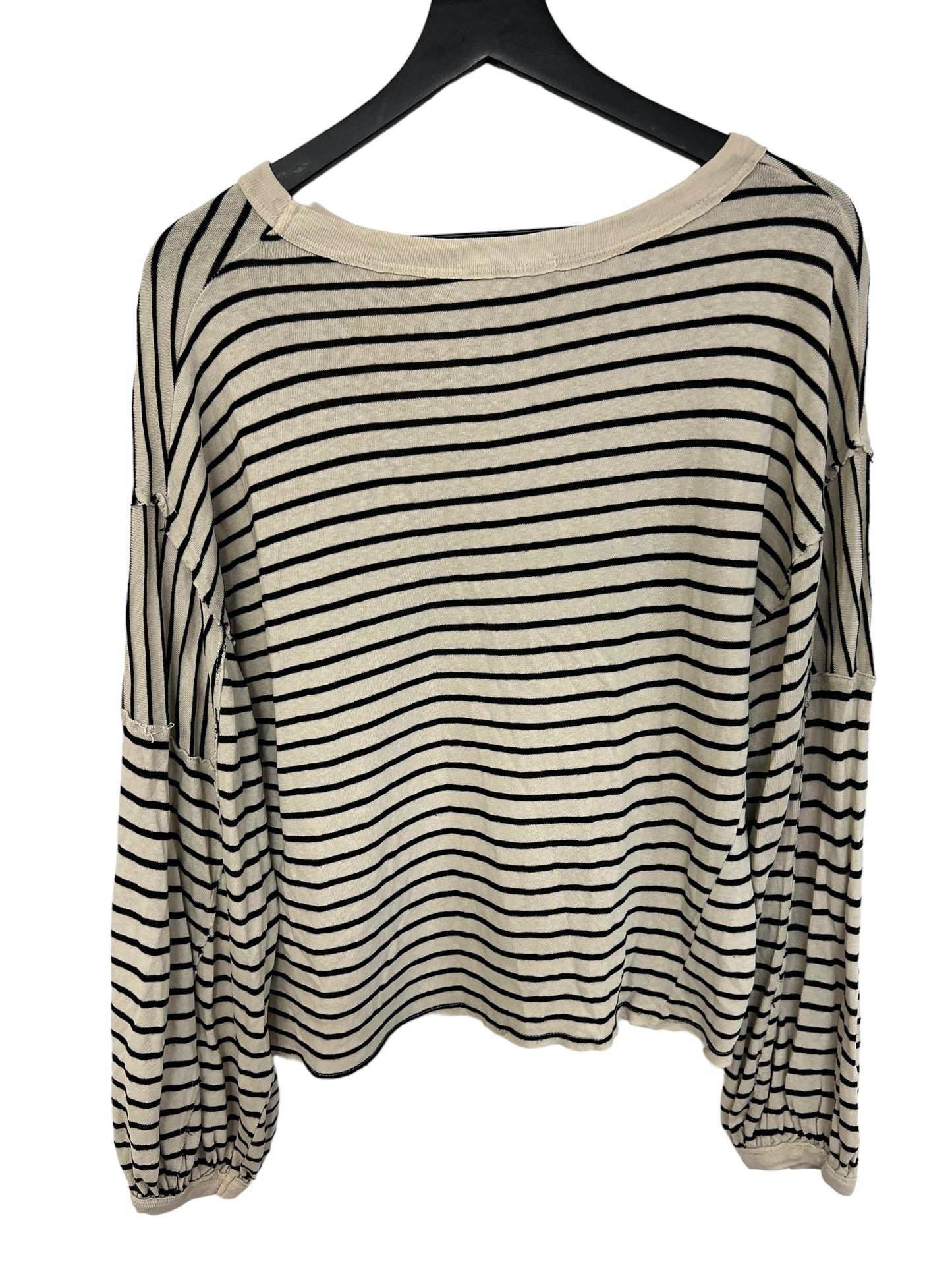 Top Long Sleeve By By Together In Striped Pattern, Size: S