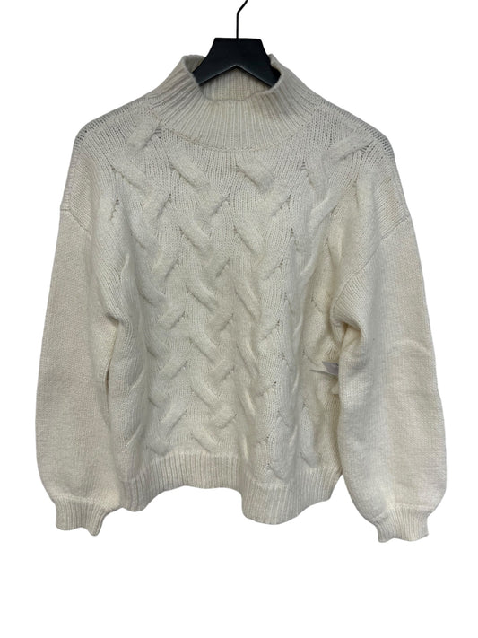 Sweater By Nine West In White, Size: S