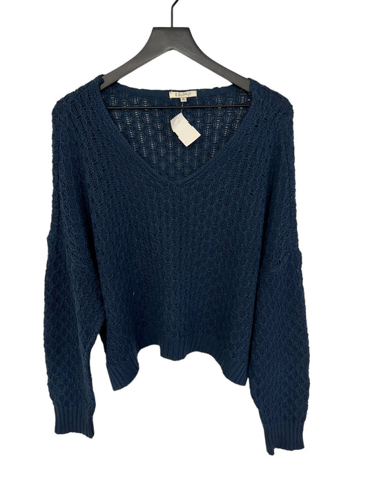 Sweater By Z Supply In Navy, Size: Xl