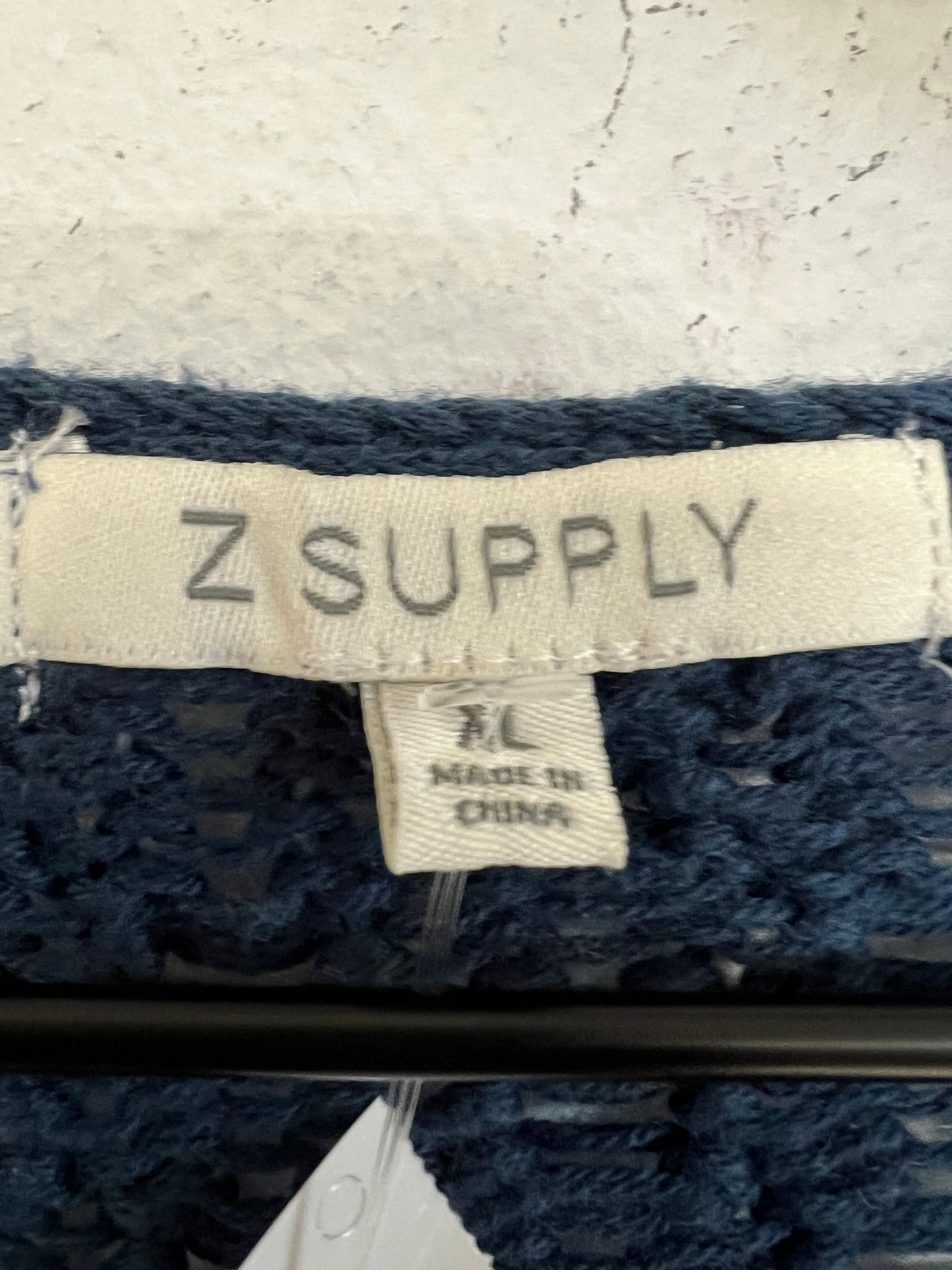 Sweater By Z Supply In Navy, Size: Xl