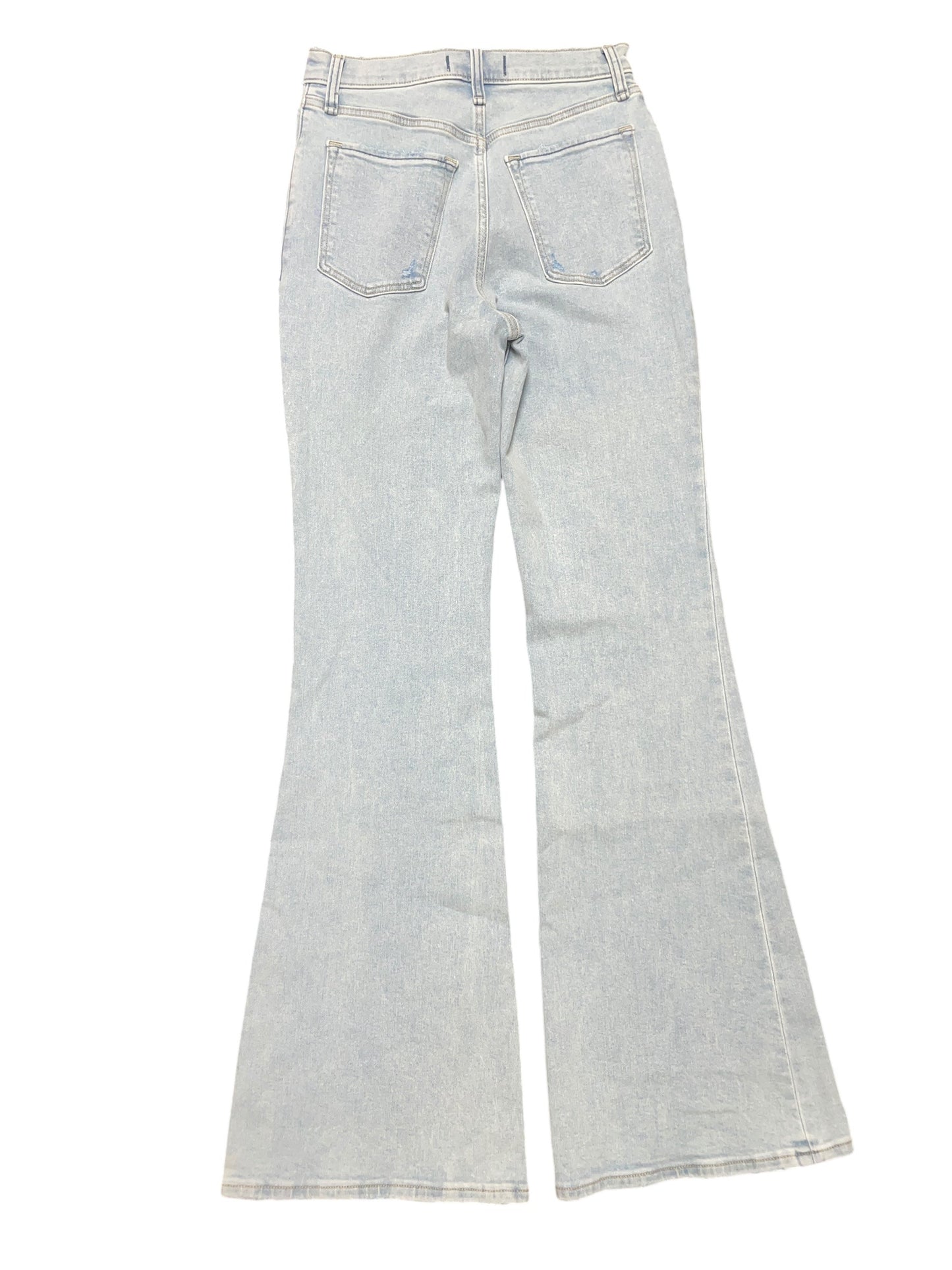 Jeans Flared By Abercrombie And Fitch In Blue Denim, Size: 6long