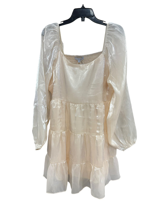 Dress Party Short By Cmb In Cream, Size: Xl