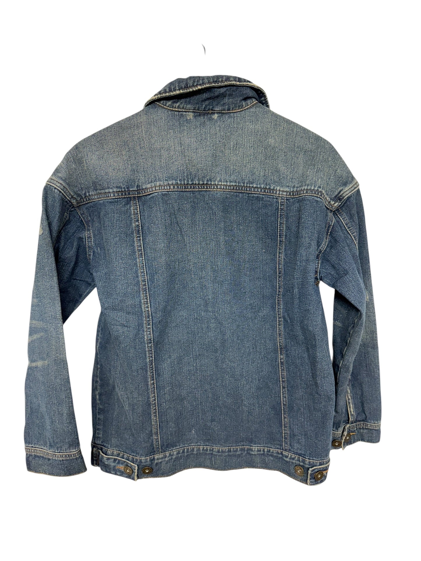 Jacket Denim By Free People In Blue Denim, Size: Xs