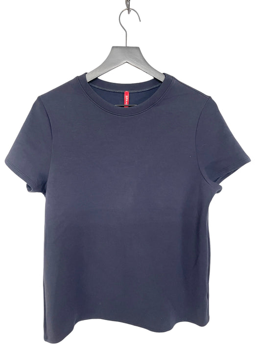 Top Short Sleeve By Spanx In Navy, Size: L