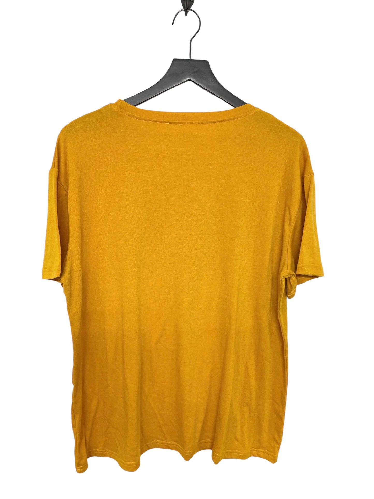 Top Short Sleeve Basic By Cme In Yellow