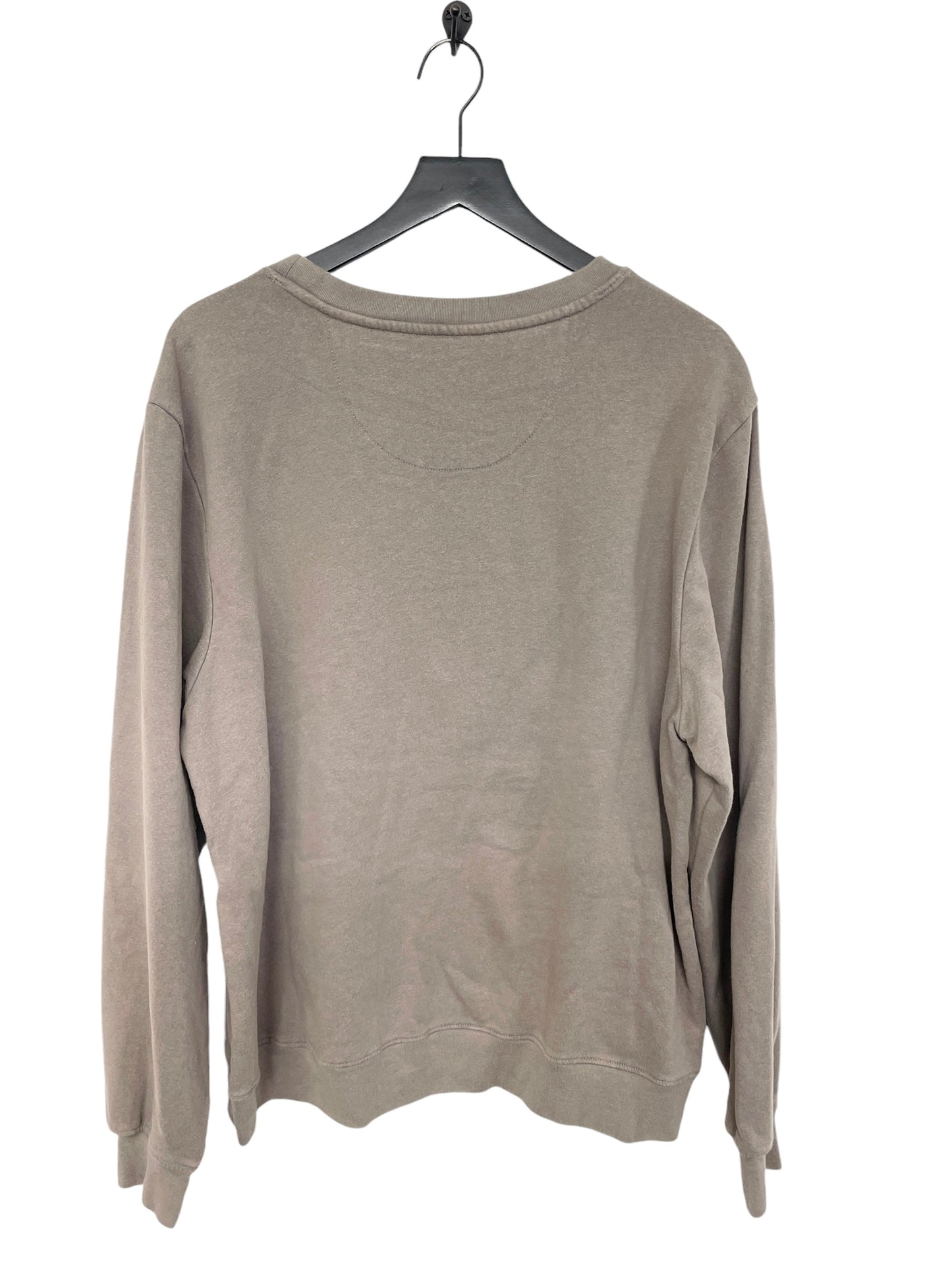 Sweatshirt Crewneck By Clothes Mentor In Taupe, Size: L