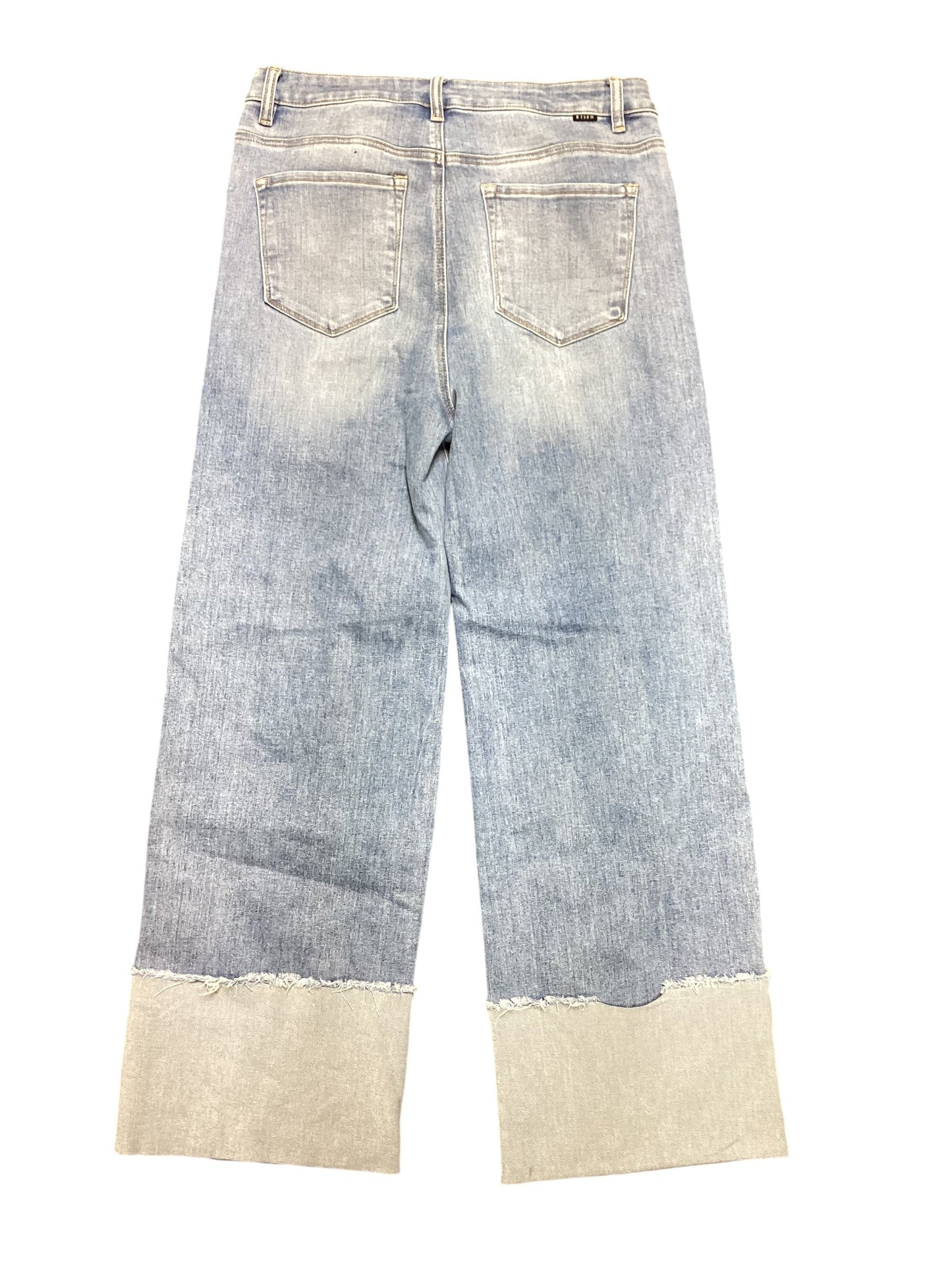 Jeans Wide Leg By Risen In Blue Denim, Size: 14