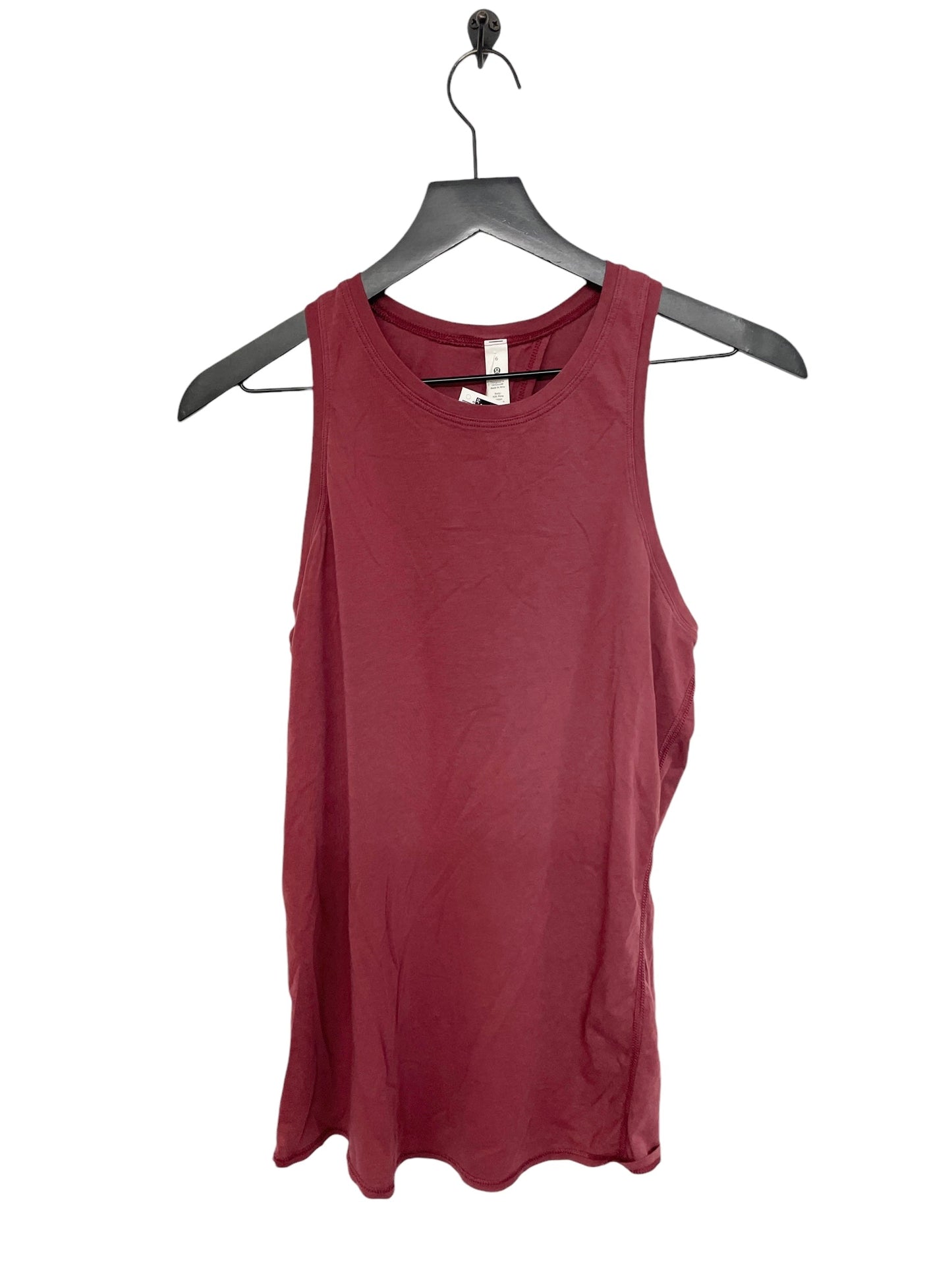 Athletic Tank Top By Lululemon In Red, Size: 6