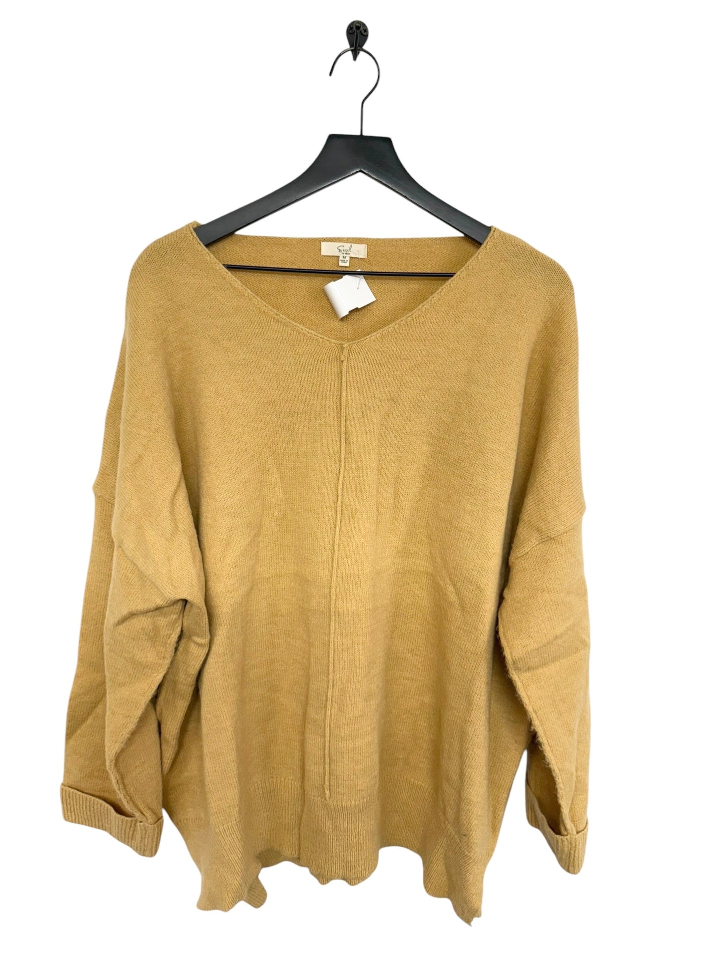 Sweater By Easel In Yellow, Size: M