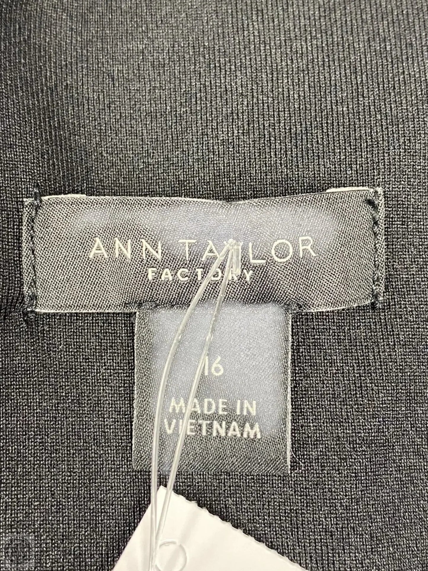 Dress Work By Ann Taylor In Black & White, Size: 16